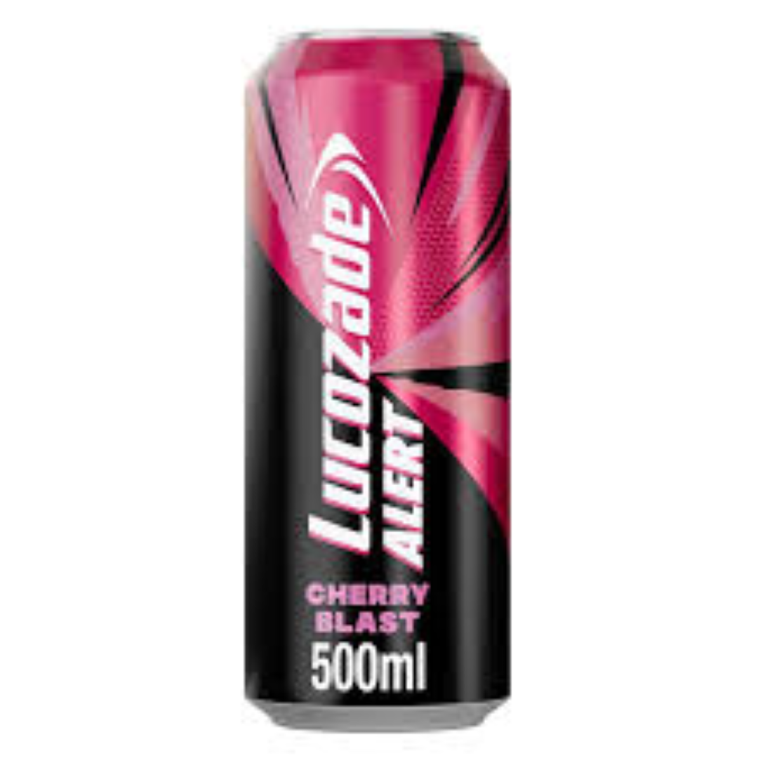 LUCOZADE ALERT CHERRY BLAST 500ML